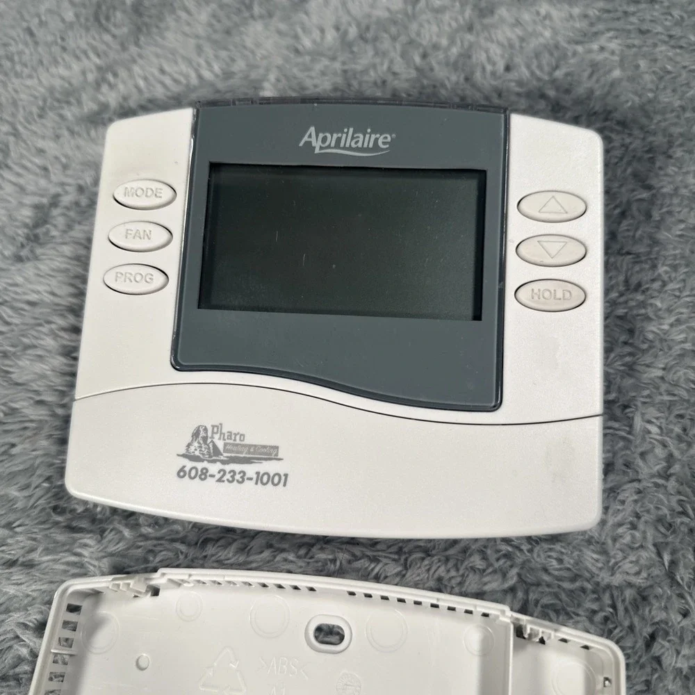 Aprilaire Thermostat APR863A AC Heater Programmable Dual Powered Tested Working